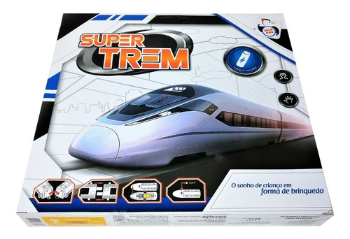 Ferrorama Super Trem Bala Mini Presente Brinquedo Decoração